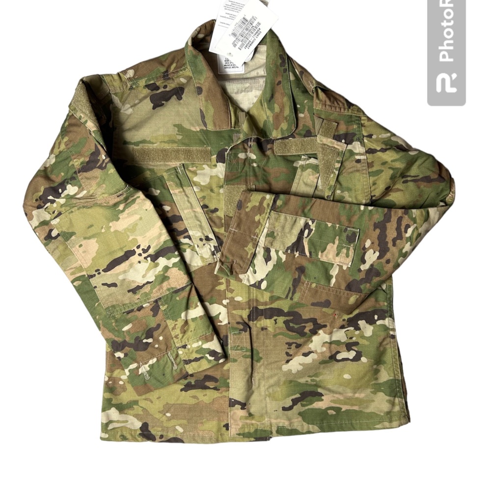 Army Combat Coat Digital Camo Xsmall Short Insect Repellant Apparel